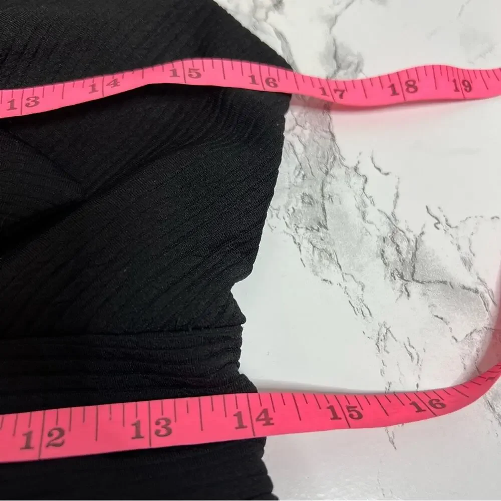Anthropologie Hutch bow cut out black mini dress Sz S - Picture 6 of 8
